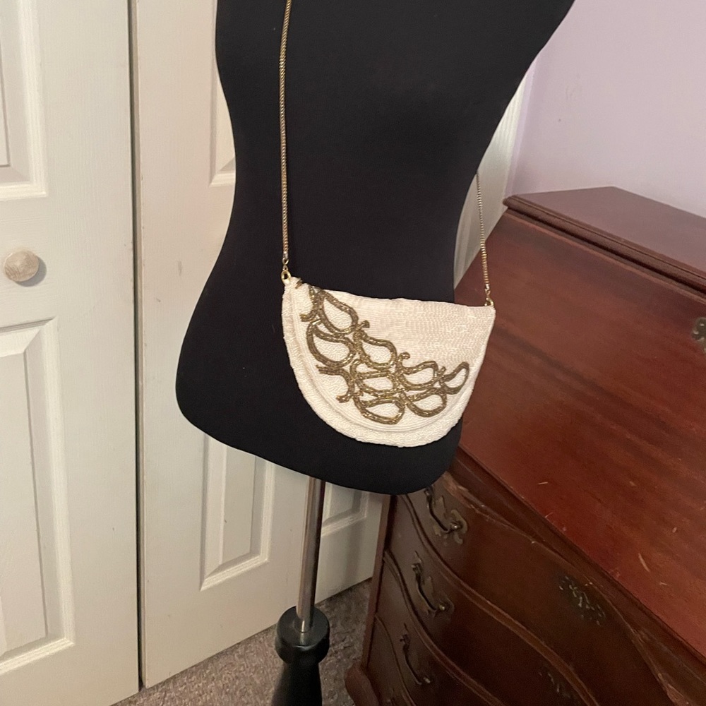Perfect beaded cross body.cocktail bag